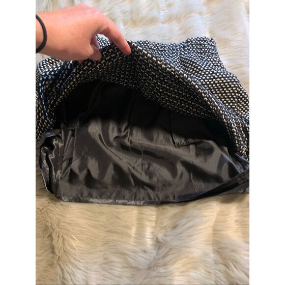 J Crew Factory Skirt Womens Size 10 Sidewalk Jacquard G8319 Elastic Waist Stretc - Picture 5 of 9